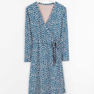 NWOT Boden Jaquard Wrap Dress